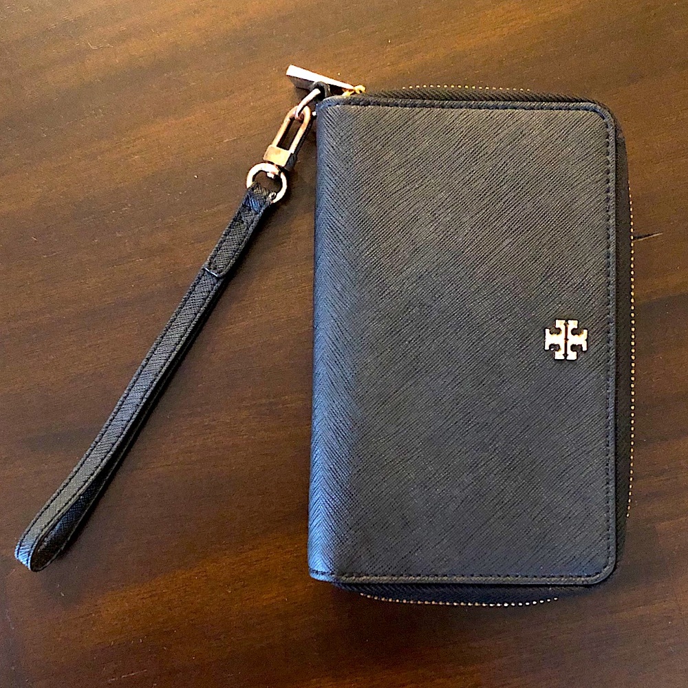 Tory Burch Black Wristlet / Wallet